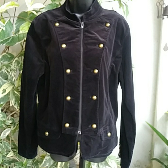 Lena Jeans Jackets & Blazers - Lena Jeans Black Corduroy Jacket Sz XL